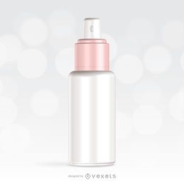 Design de maquete de embalagem spray