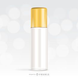 Maqueta para un envase cosmético. Maqueta para un envase cosmético.