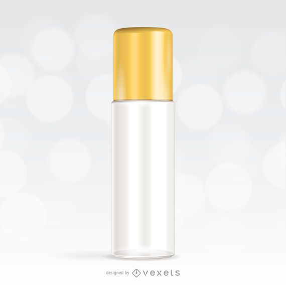Maqueta para un envase cosmético. Maqueta para un envase cosmético.