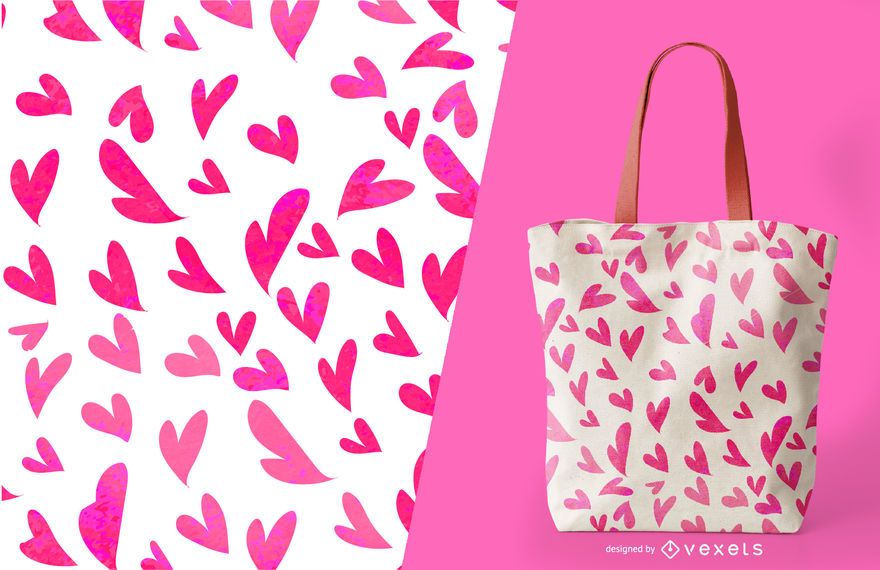 Seamless heart pattern design Seamless heart pattern design