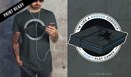 Design de t-shirt de jogos de Playstation Design de t-shirt de jogos de Playstation