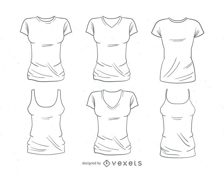 Set T-Shirts und Trägershirts Set T-Shirts und Trägershirts