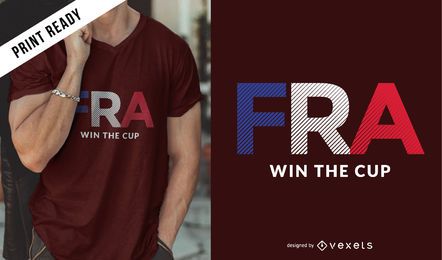 Diseño de camiseta de la Copa de Rusia para Francia