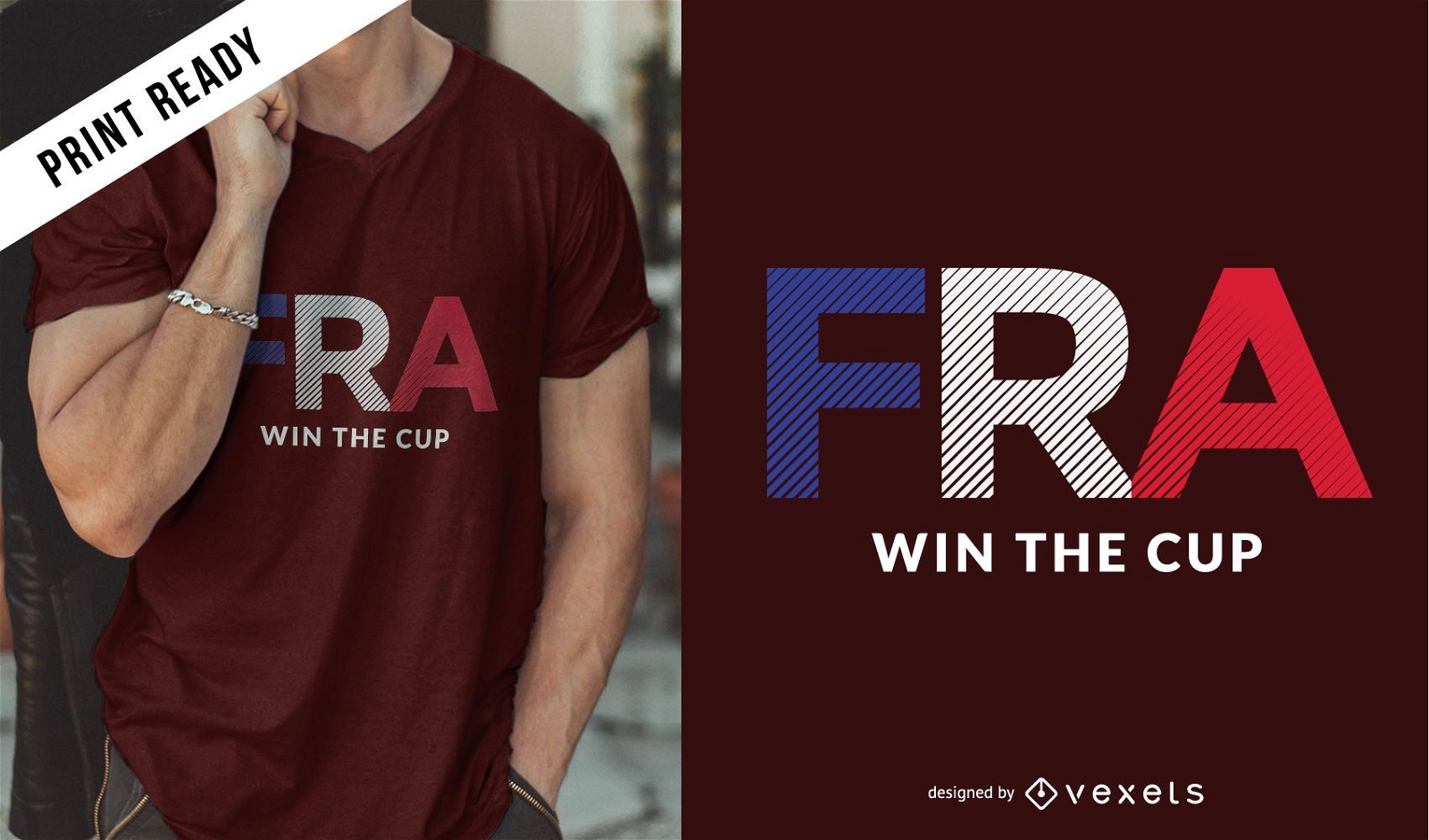 Russia Cup t-shirt design for France