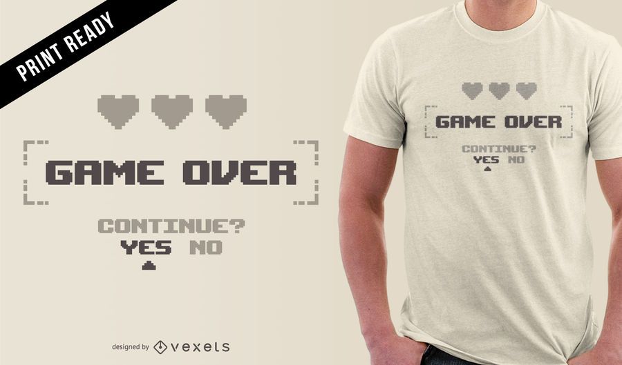 Minimalist gamer t-shirt design Minimalist gamer t-shirt design