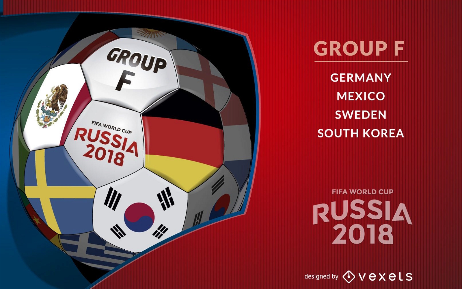 Russland 2018 Gruppe F Ball
