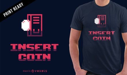 Münz-T-Shirt Design einlegen