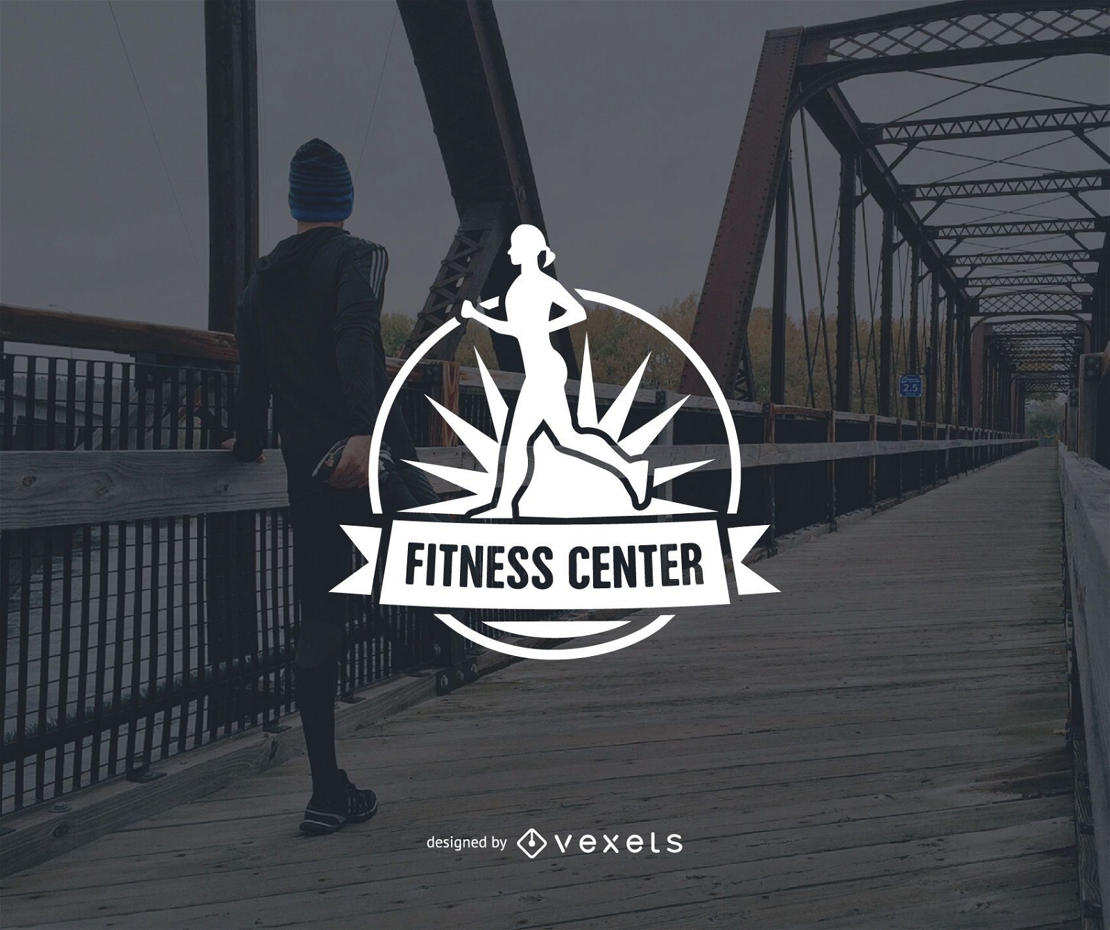 Fitness Center Logo Vorlage Design