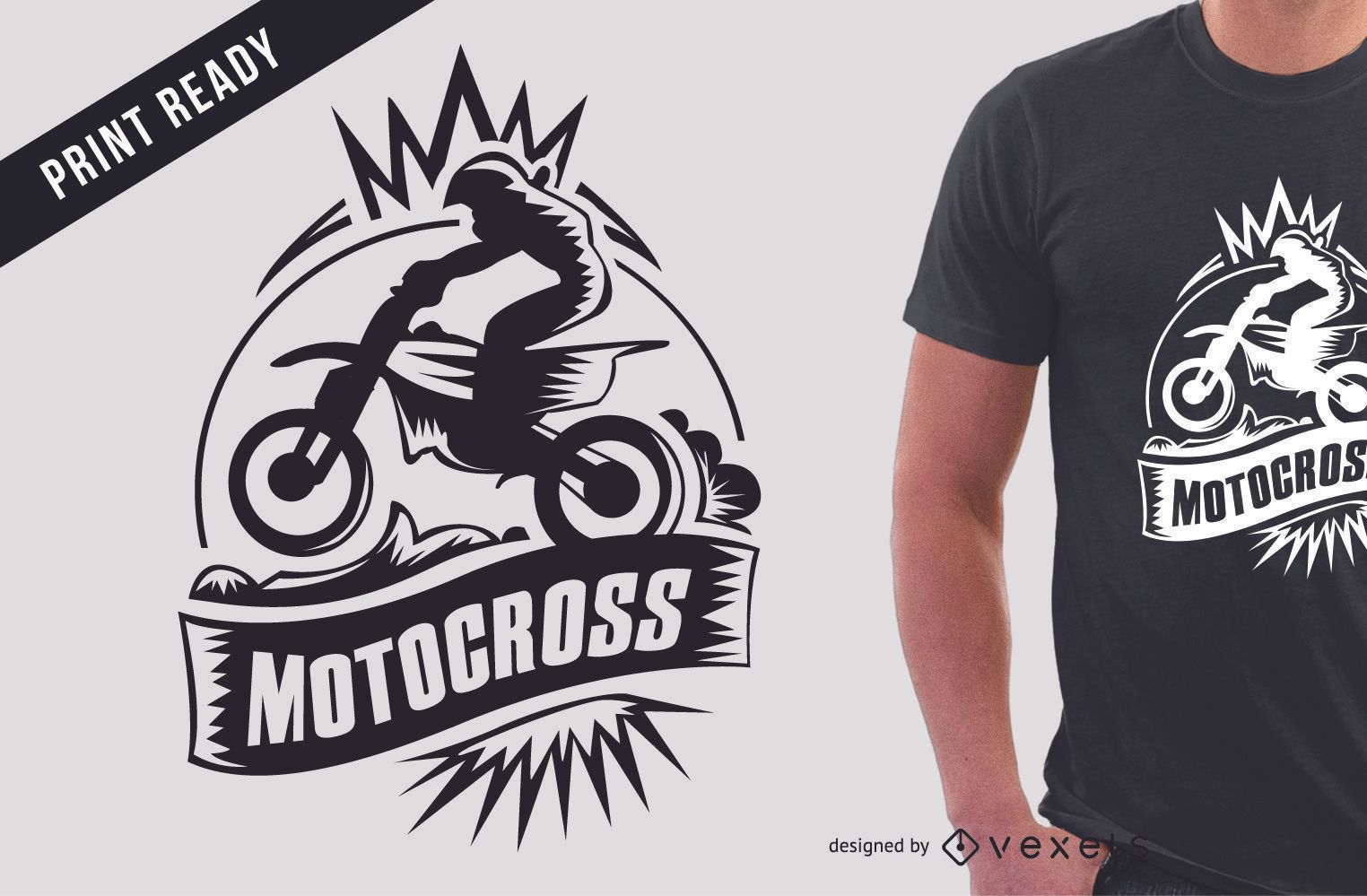 Designs PNG de motocross para Camisetas e Merch