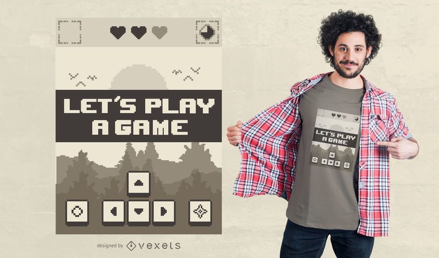 Retro game t-shirt design Retro game t-shirt design
