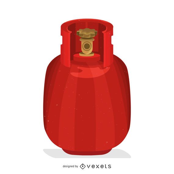 Red Gas Tank Illustration Red Gas Tank Illustration