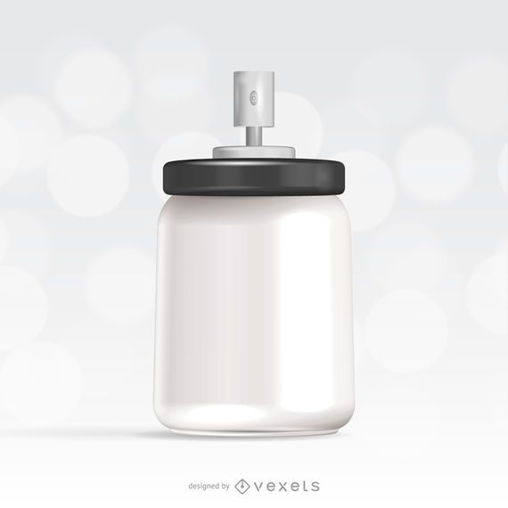 Spray packaging mockup template Spray packaging mockup template