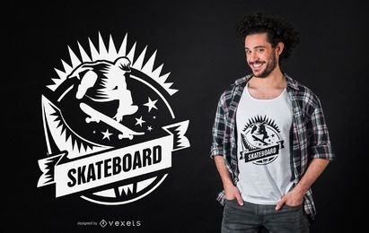 Skateboarding t-shirt design