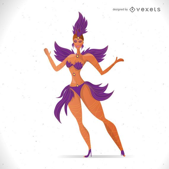 Carnival dancer illustration Carnival dancer illustration