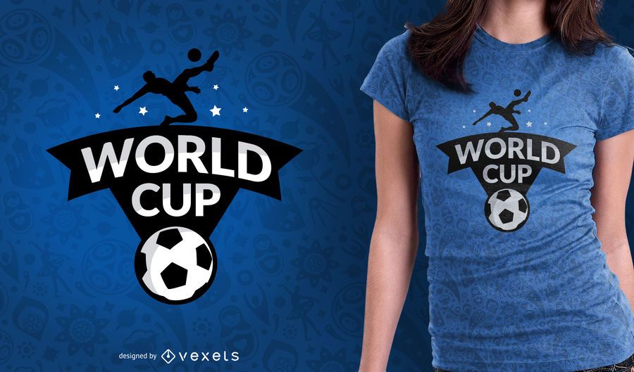 Football World Cup emblem t-shirt design Football World Cup emblem t-shirt design