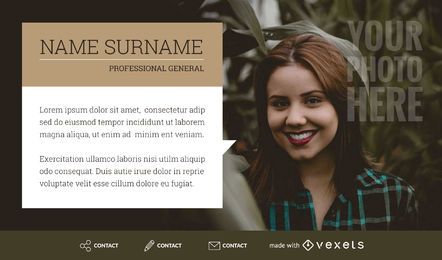 Diseño de creador de CV