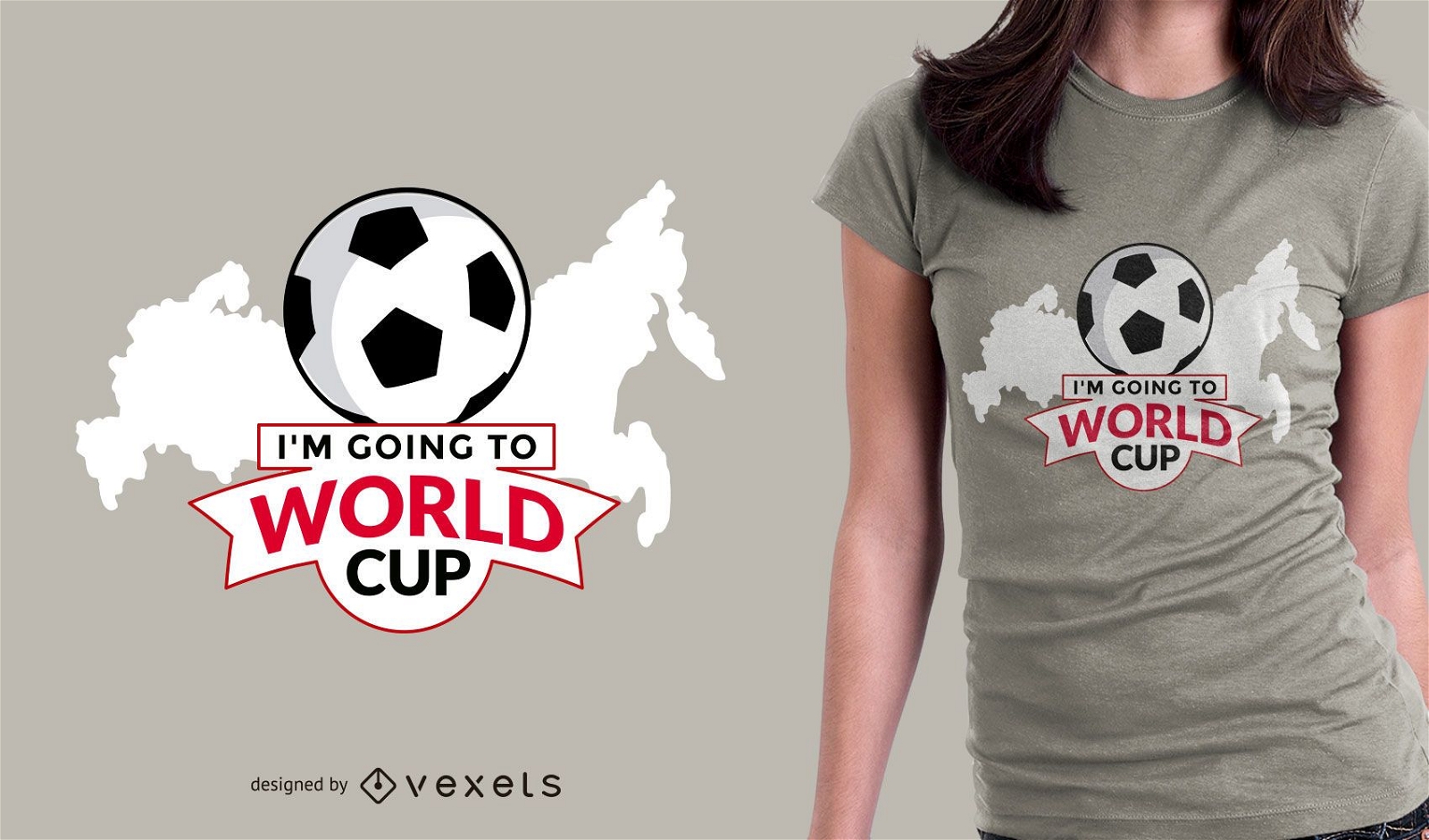 Going to Russia t-shirt design