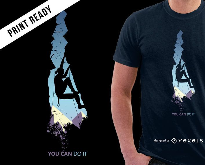 Escalada montanhas cool design de t-shirt Escalada montanhas cool design de t-shirt