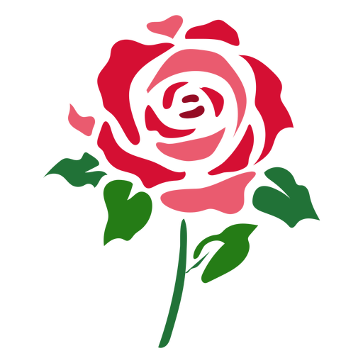 Abstract rose icon