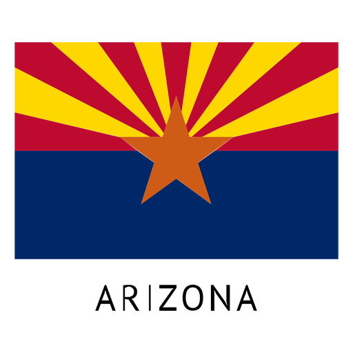 Arizona-Staatsflagge PNG-Design