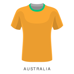 Dibujos animados de camiseta de fútbol simple Diseño PNG