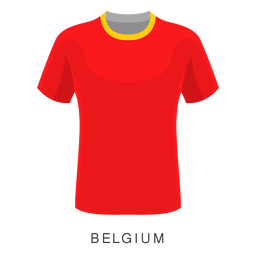 Simple red football shirt cartoon PNG Design Transparent PNG