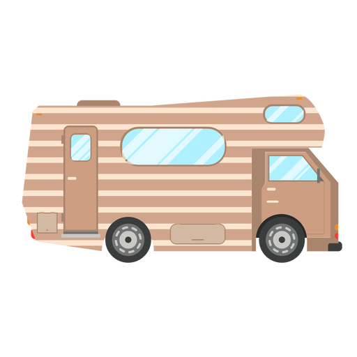 Campervan vehicle vector
