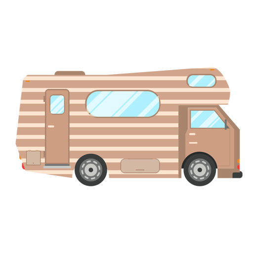 Vetor de veículo campervan Desenho PNG