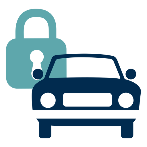 Car lock service logo PNG Design