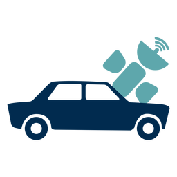 Car navigation service logo PNG Design