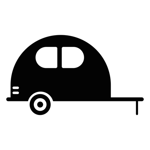 Flaches Symbol für Wohnwagen PNG-Design