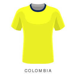 Desenho de camisa simples amarela Desenho PNG