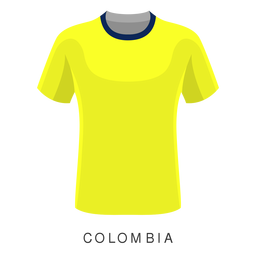 Yellow simple shirt cartoon PNG Design Transparent PNG