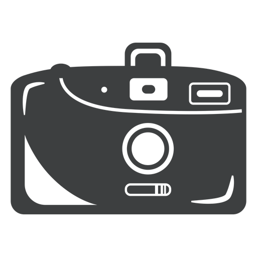 Graues Symbol der Kompaktkamera PNG-Design