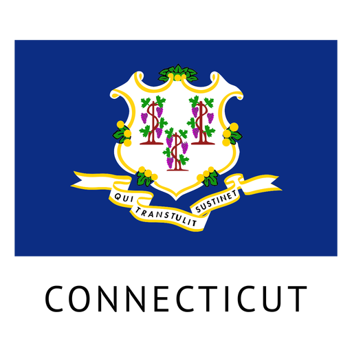 Connecticut-Staatsflagge PNG-Design