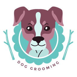 Logotipo de cuidados com cães Desenho PNG