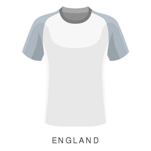 Dibujos animados de camiseta de fútbol de copa mundial de Inglaterra Diseño PNG