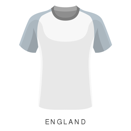 England-WM-Fu?ballhemd-Cartoon PNG-Design
