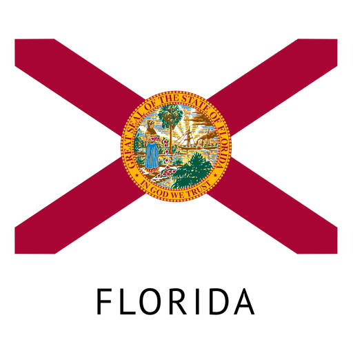 Bandera del estado de florida - Descargar PNG/SVG transparente