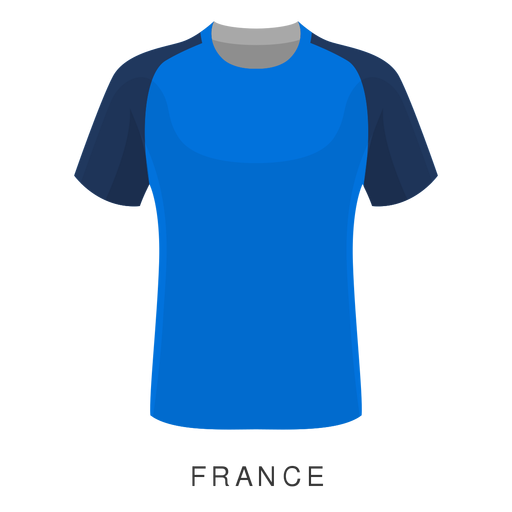 Download France world cup football shirt cartoon - Transparent PNG ...