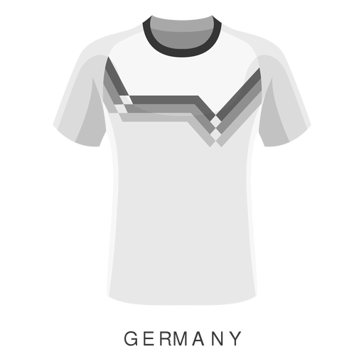 Desenho da camisa de futebol da copa mundial da Alemanha