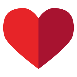 Half toned heart sticker PNG Design