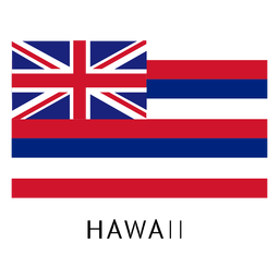 Bandera del estado de Hawaii Transparent PNG