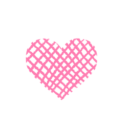 Heart made of net sticker PNG Design Transparent PNG