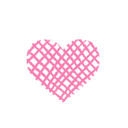 Pegatina corazón de red Diseño PNG