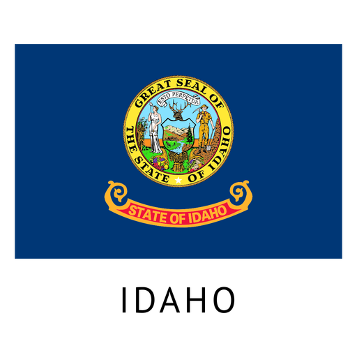 Idaho Staatsflagge PNG-Design