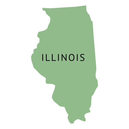 Illionois state plain map