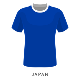 Blue t-shirt cartoon PNG Design