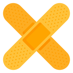 Medical band aid icon Medical band aid icon