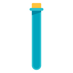 Icono de tubo de ensayo médico Diseño PNG